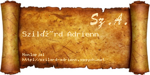Szilárd Adrienn névjegykártya