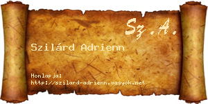 Szilárd Adrienn névjegykártya